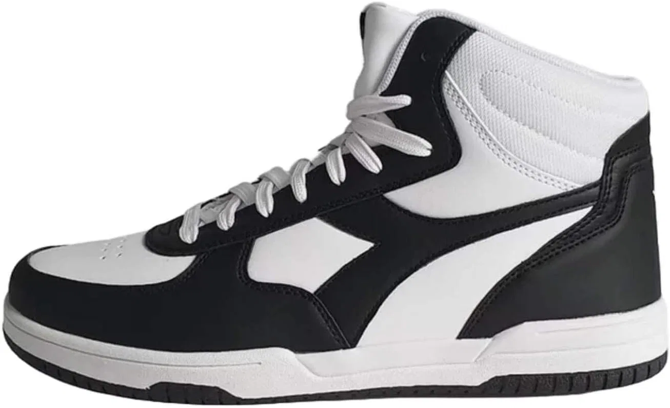 Гимнастические кроссовки Diadora Unisex Raptor Mid, White Black — фото 2