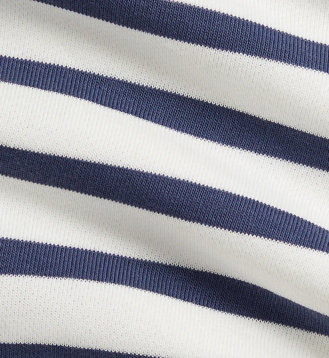 Свитер и шорты в полоску из махрового хлопка Polo Ralph Lauren, белый — фото 3