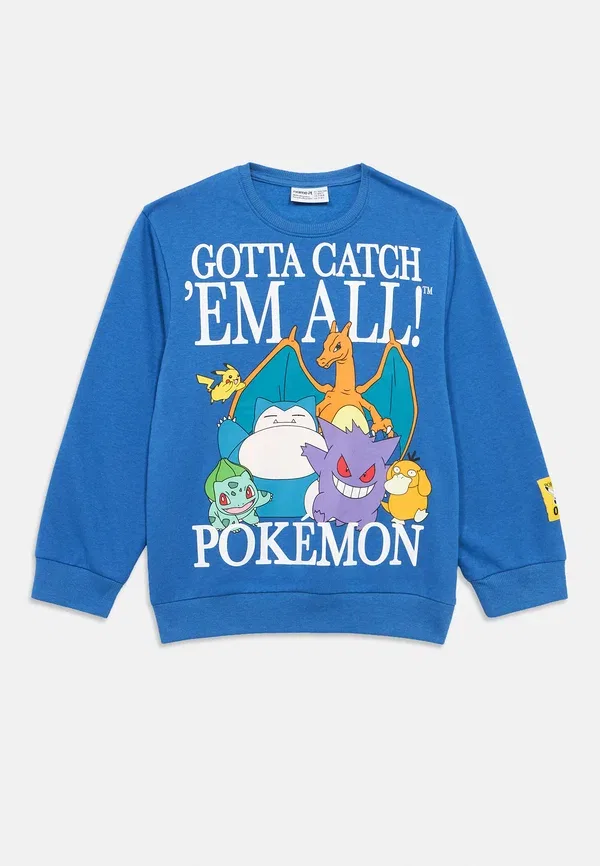 Толстовка Pokemon Sweatshirt Name It, королевский синий — фото 3