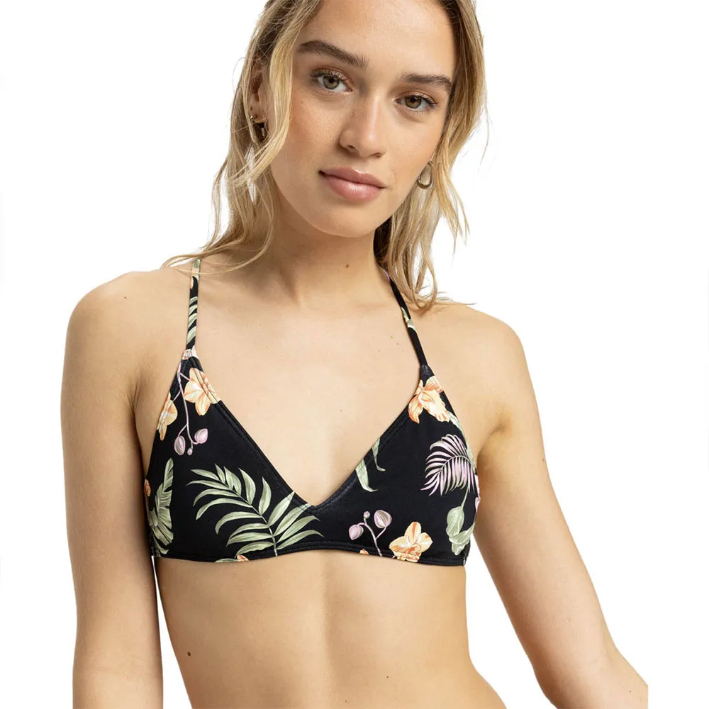 

Топ бикини Roxy Pt Beach Classics Athletic Tri, черный