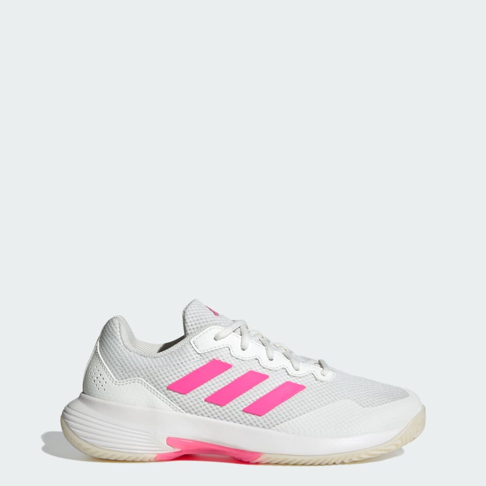 Кроссовки Adidas Gamecourt 2.0 Tennis Shoes, цвет Core White/Lucid Pink/Core Black