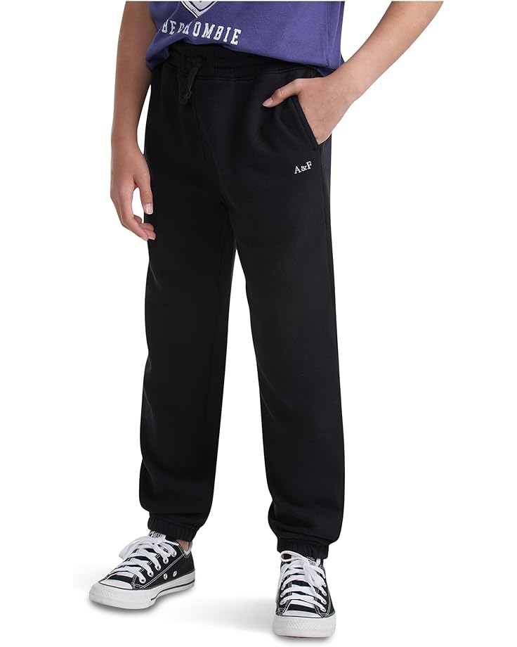 

Брюки abercrombie kids Essential Fleece Jogger, цвет ANF Anthracite