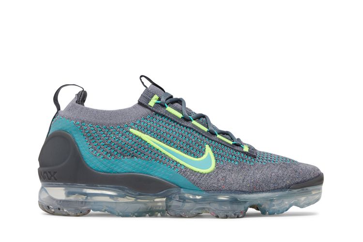 

Кроссовки Air VaporMax 2021 Flyknit 'Grey Teal', серый