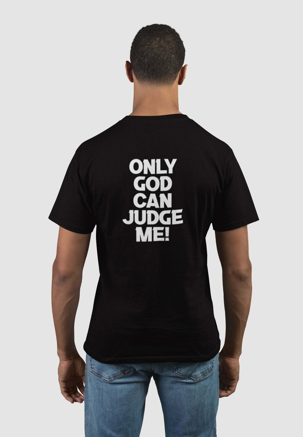 

Футболка с принтом ONLY GOD CAN JUDGE ME Novux, цвет schwarz