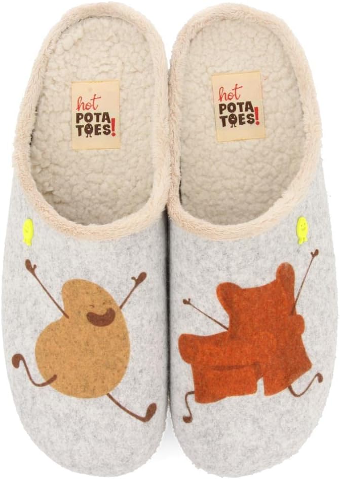 

Современные мужские тапочки HOT POTATOES, серый