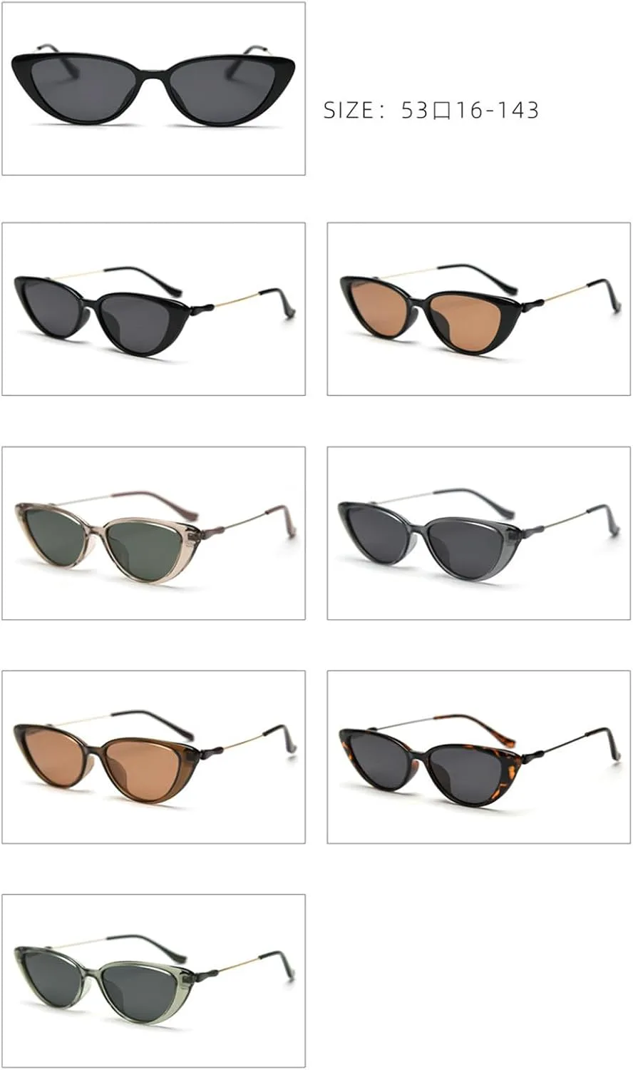 

Солнцезащитные очки Helena Retro Polarized Oval для женщин и мужчин, винтажные, в стиле 90-х, «кошачий глаз», узкие, для вождения, модные солнцезащитные очки, C4