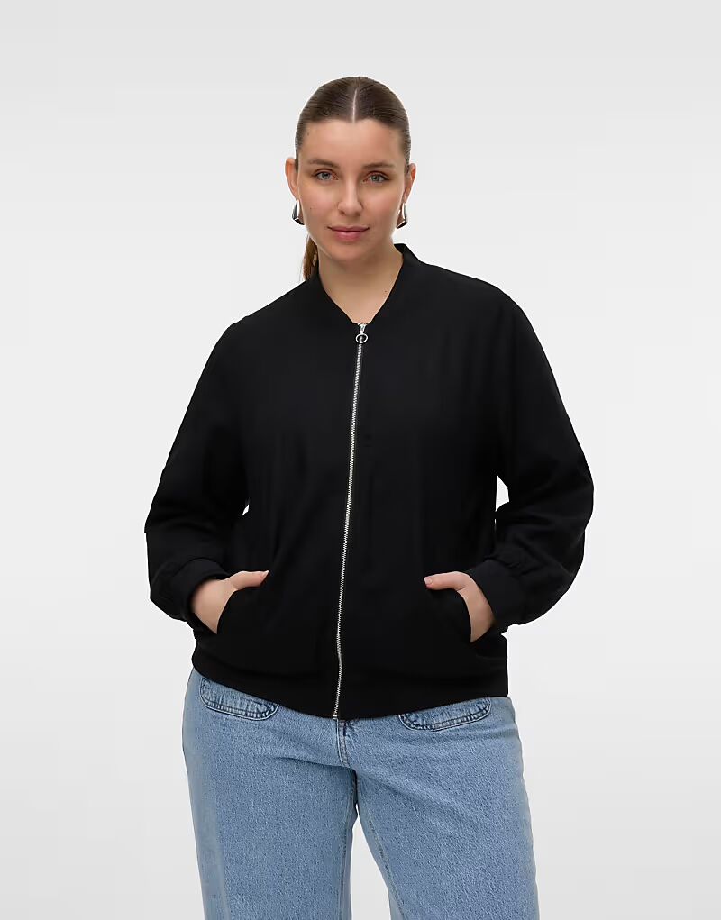 

Куртка-бомбер Vero Moda Curve черного цвета