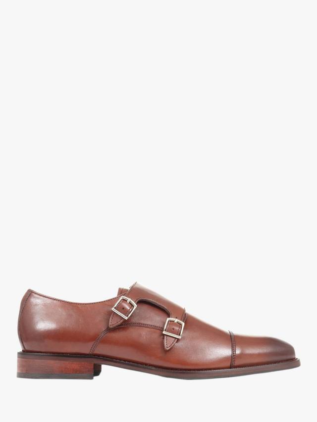

Кожаные монашеские туфли натаниэля Jones Bootmaker, цвет Chestnut