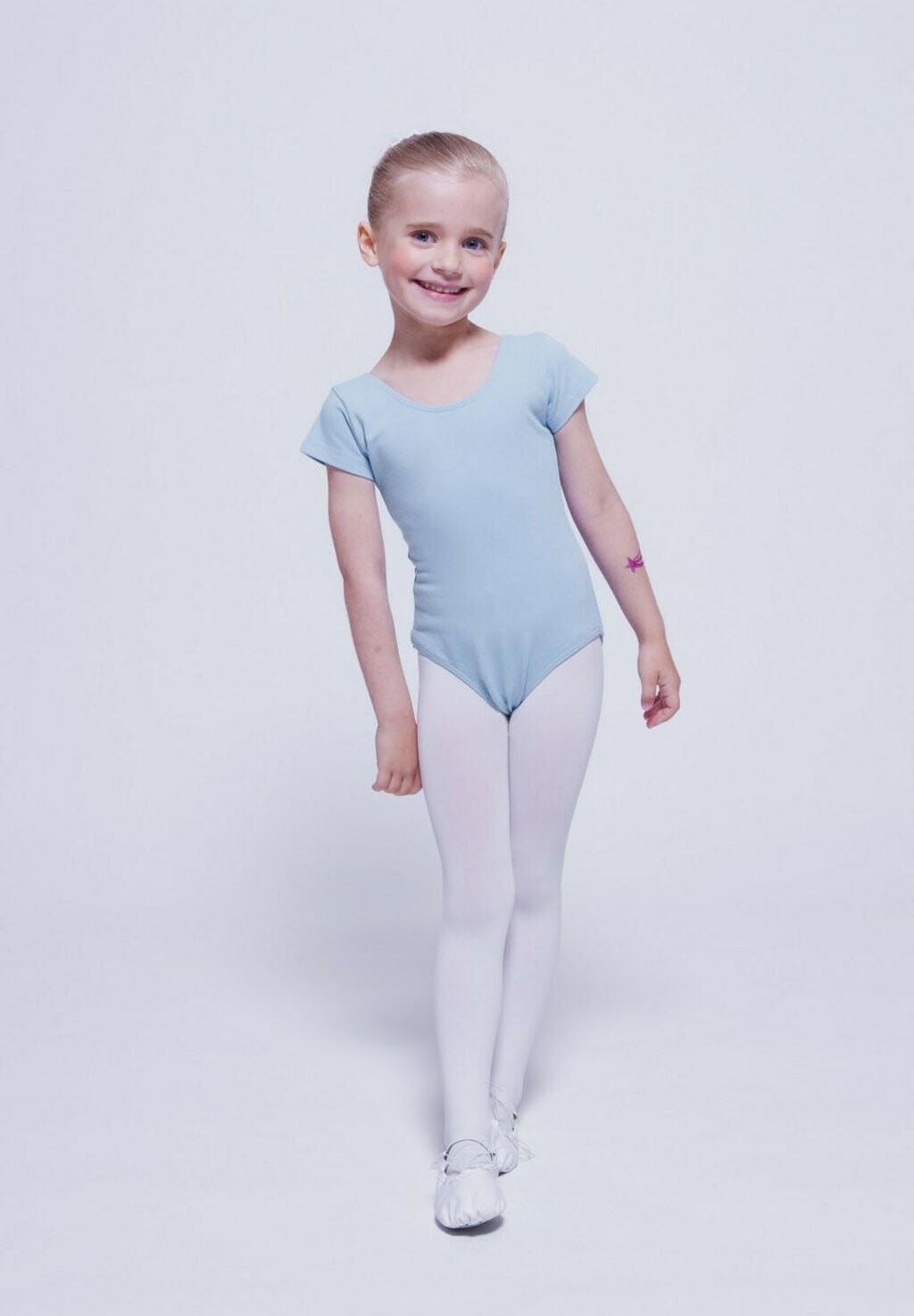

Танцевальный купальник BALLETT TRIKOT SALLY KURZARM Tanzmuster, цвет light blue