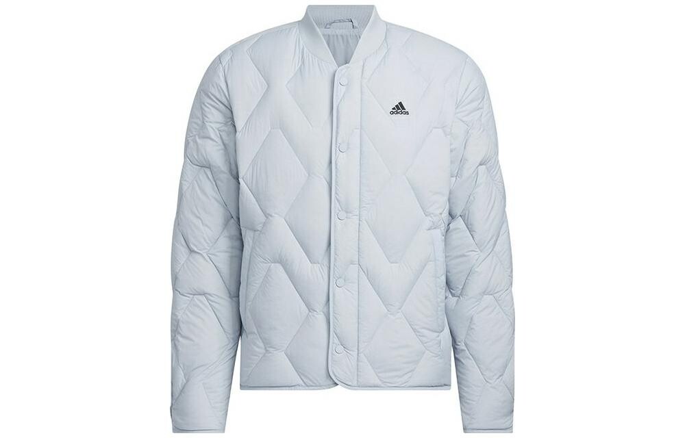 

Пуховик мужской светло-серый Adidas, серый