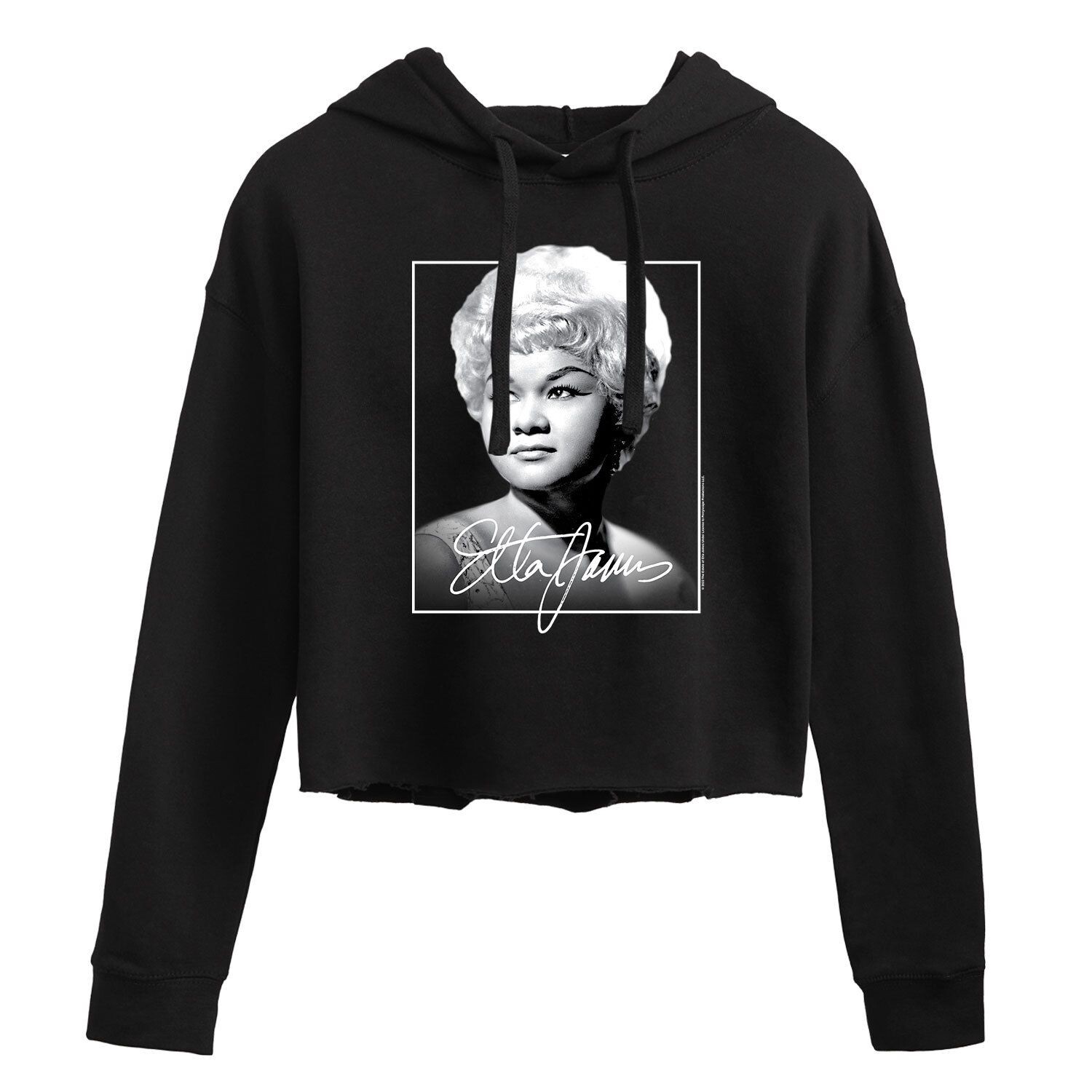 

Укороченное худи с графическим рисунком Etta James для юниоров Licensed Character