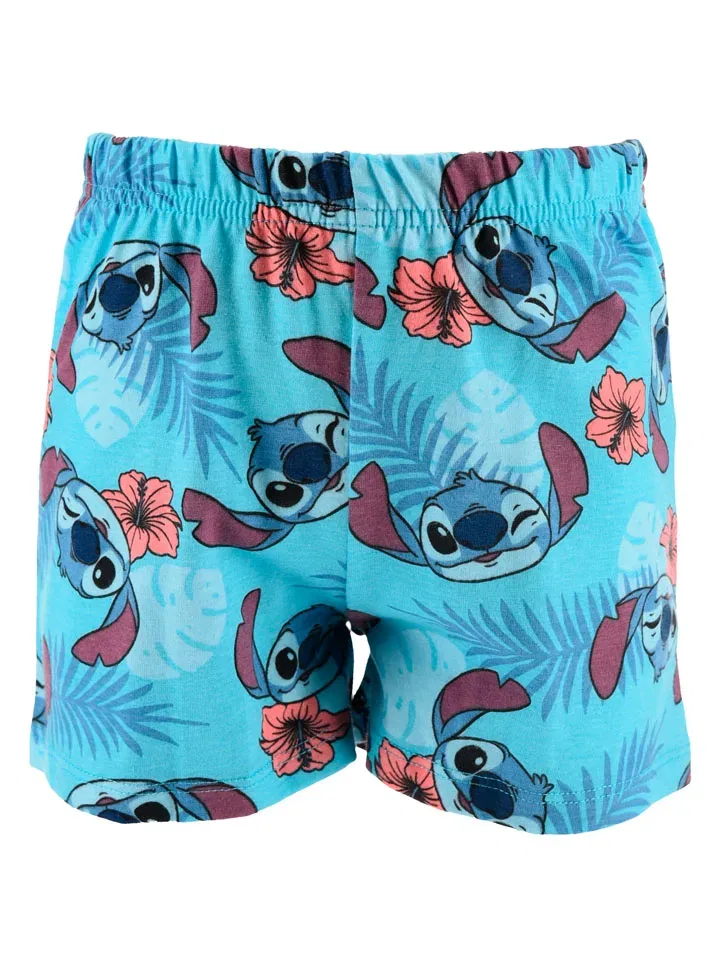 Пижама с принтом, Lilo & Stitch, розовый/голубой — фото 4