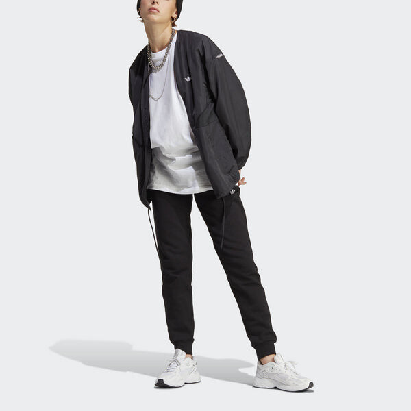 Брюки adicolor essentials slim joggers Adidas, черный — фото 2