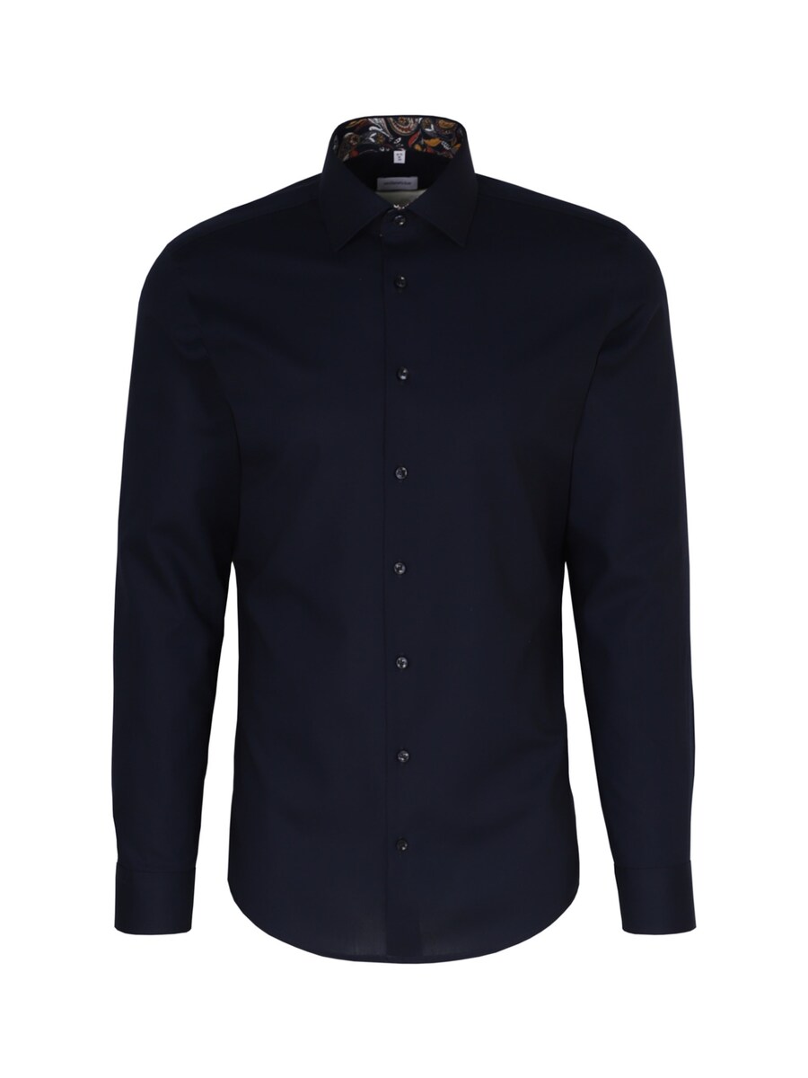 

Рубашка Slim Fit на пуговицах SEIDENSTICKER, синий