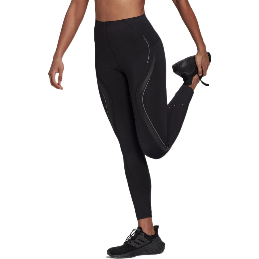 Леггинсы (WMNS) adidas Tailored HIIT Luxe 45 seconds Training 7/8 Leggings 'Black', черный — фото 2
