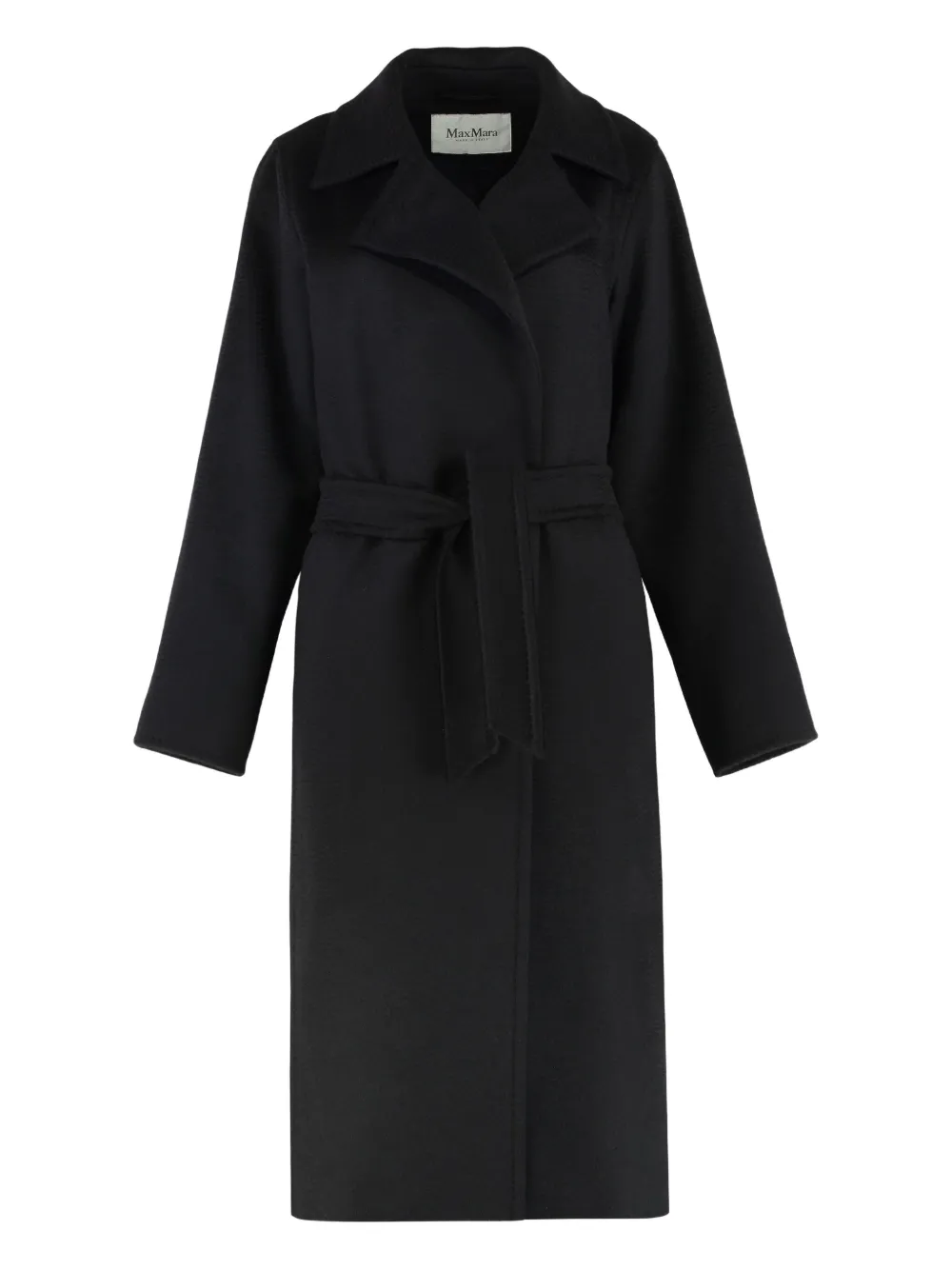 

Пальто Manuela с поясом MAX MARA, черный