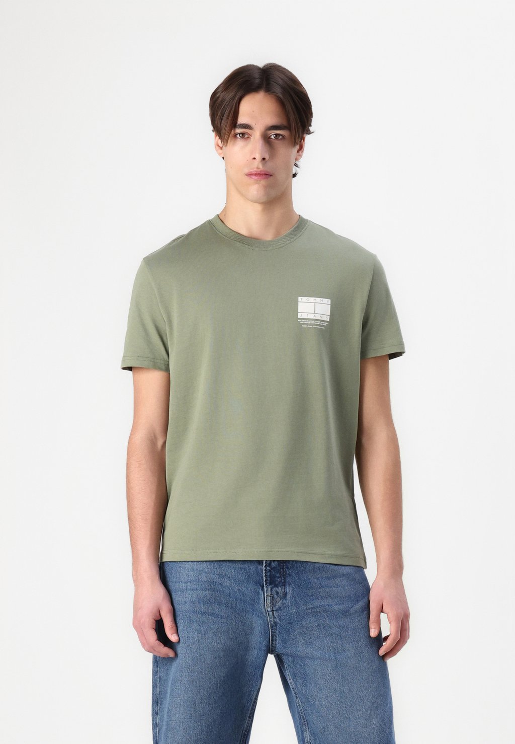 

Футболка с принтом DNA GRAPHIC TEE UNISEX Tommy Jeans, хаки