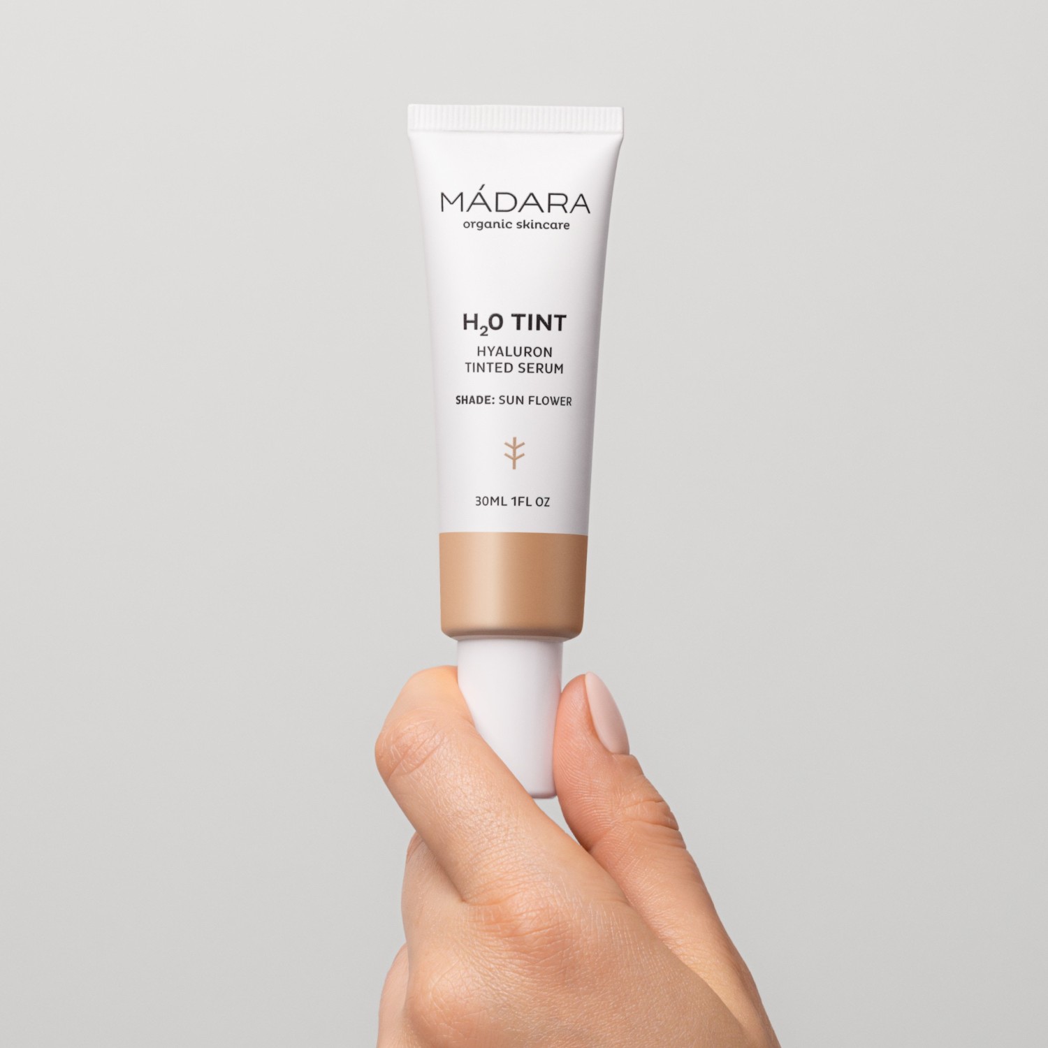 Сыворотка Mádara — Дневной h2o tint getöntes hyaluron-serum Madara, 3 sun flower, объем, 30 мл — фото 4