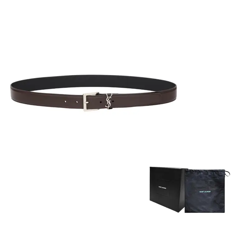 

Женский кожаный ремень Mountain Rock, ширина 3 см Saint Laurent, mountain rock