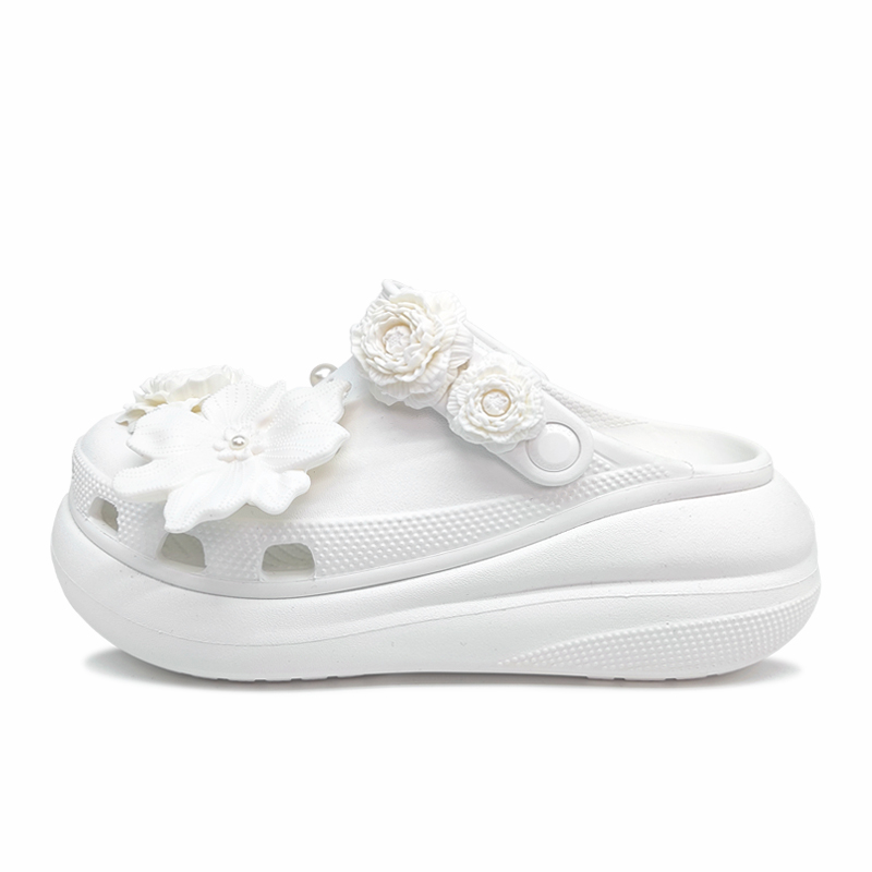Crocs Женские белые сабо Crush Clog