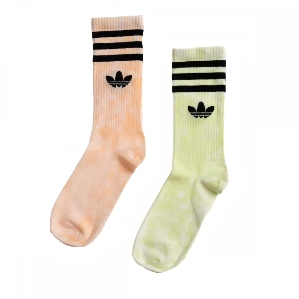 

Носки до середины голени с принтом тай-дай, унисекс, 2 шт Adidas Originals, 2 Pack (Orange+Green)