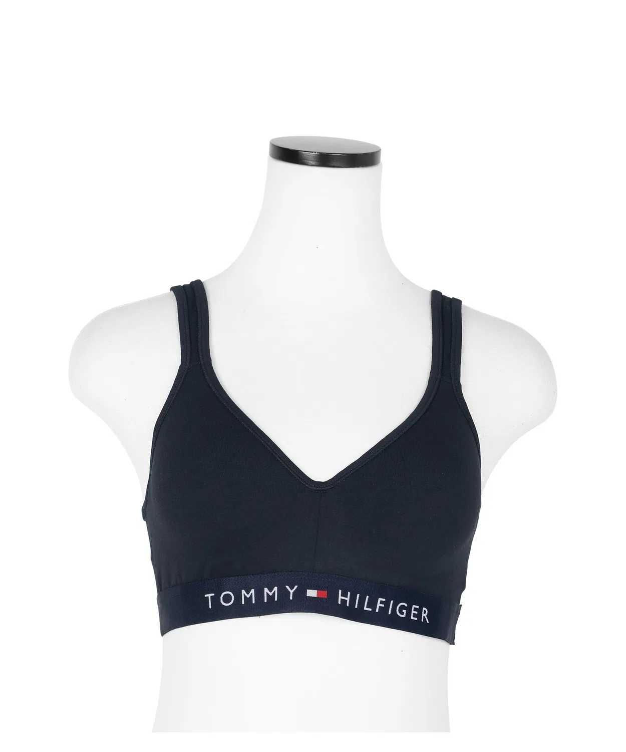 Спортивный бралетт Tommy Hilfiger TH Original Bralette Lift, хлопок, тёмно-синий