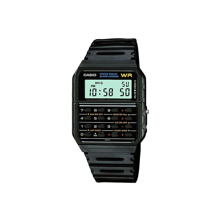 

CASIO Часы Men VINTAGE Series Black Watch CA-53W-1Z, Black