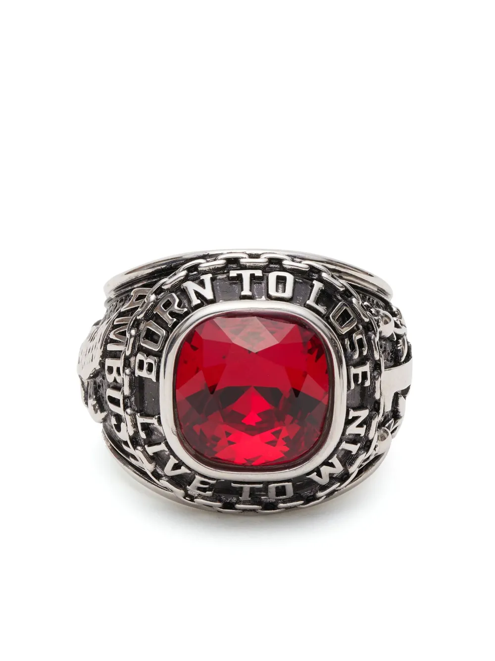 

Кольцо FW23 Class с кристаллами AMBUSH, серебряный