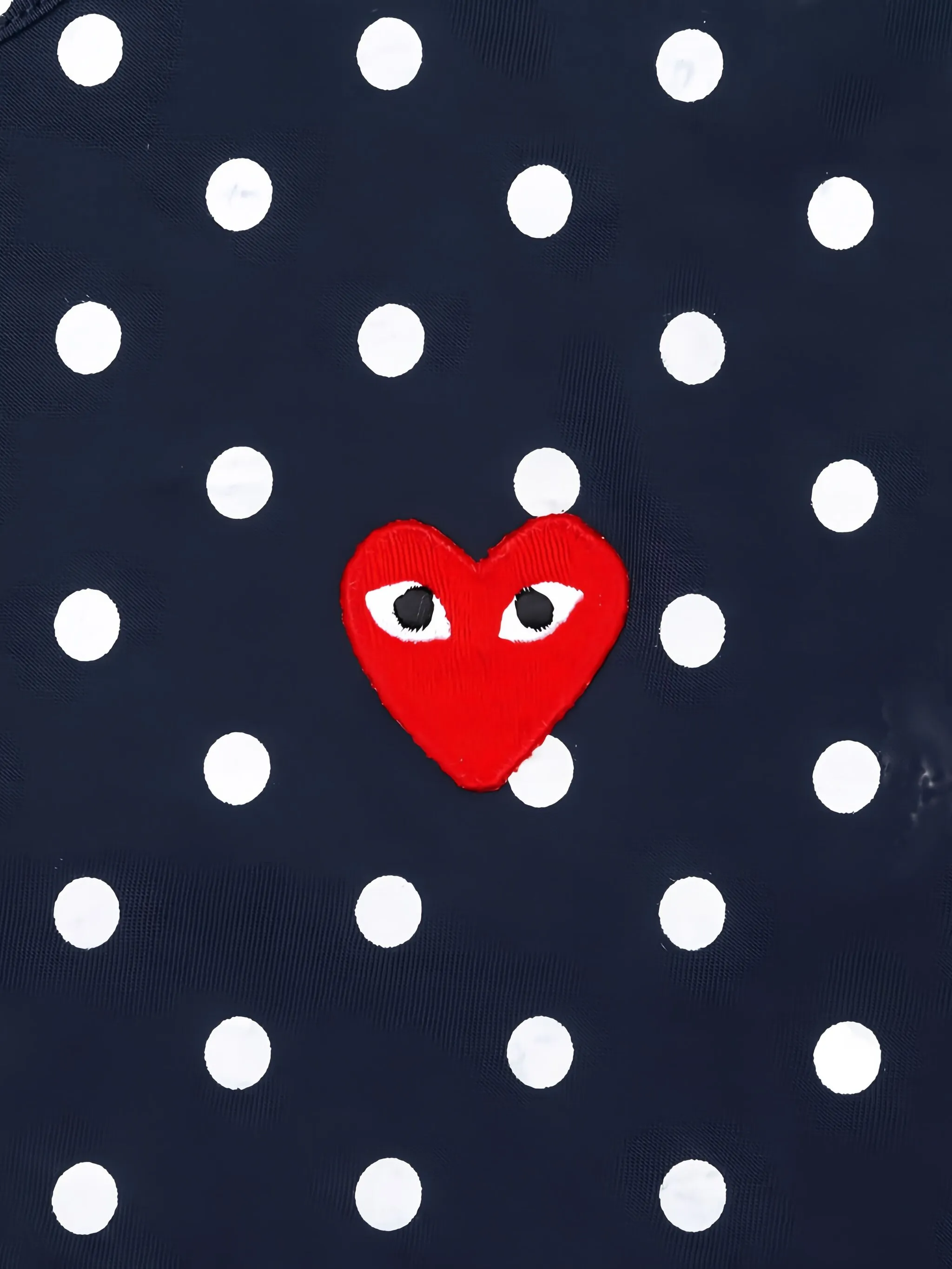 Футболка в горох с длинными рукавами Comme Des Garçons Play, синий — фото 3