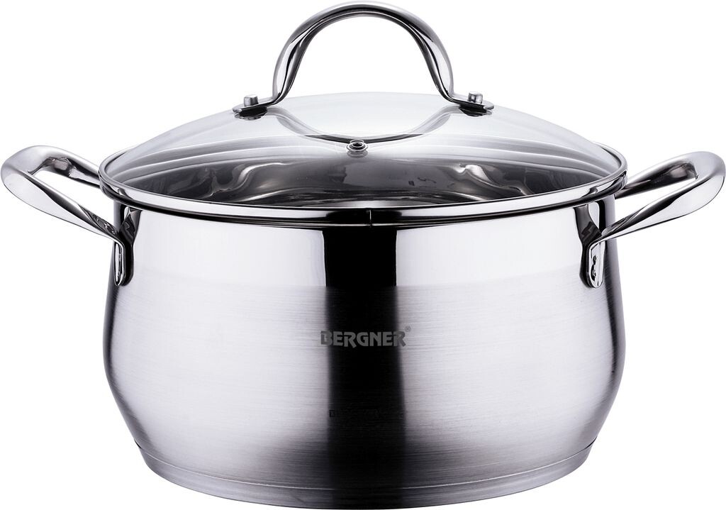 

Кастрюля с крышкой 24 см Bergner