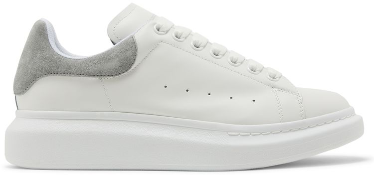 

Кроссовки Alexander McQueen Oversized Sneaker 'White Grey Suede', белый