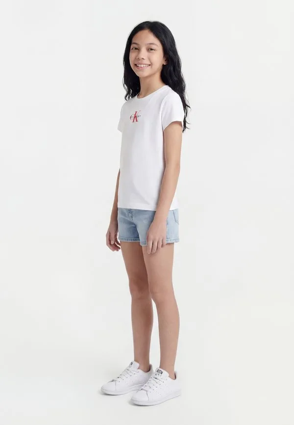 Базовая футболка с микромонограммой Calvin Klein Jeans, White
