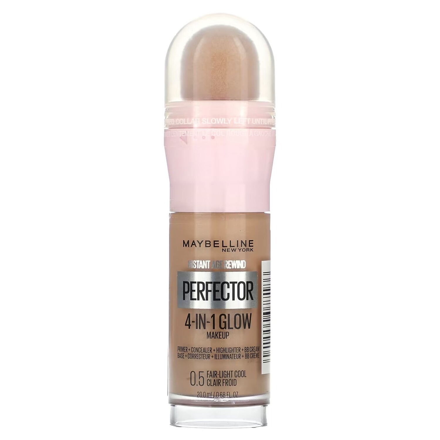 

Instant Age Rewind, Сияющий макияж Perfector 4-в-1, 0,5 Fair-Light Cool, 20 мл (0,68 жидк. унции) Maybelline