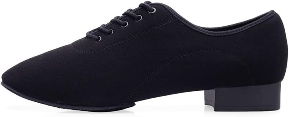 

Мужские танцевальные туфли HIPPOSEUS на шнуровке для бальных танцев с раздельной подошвой для латинских и сальса танцев, низкий каблук, модель KCBD, Suede Sole