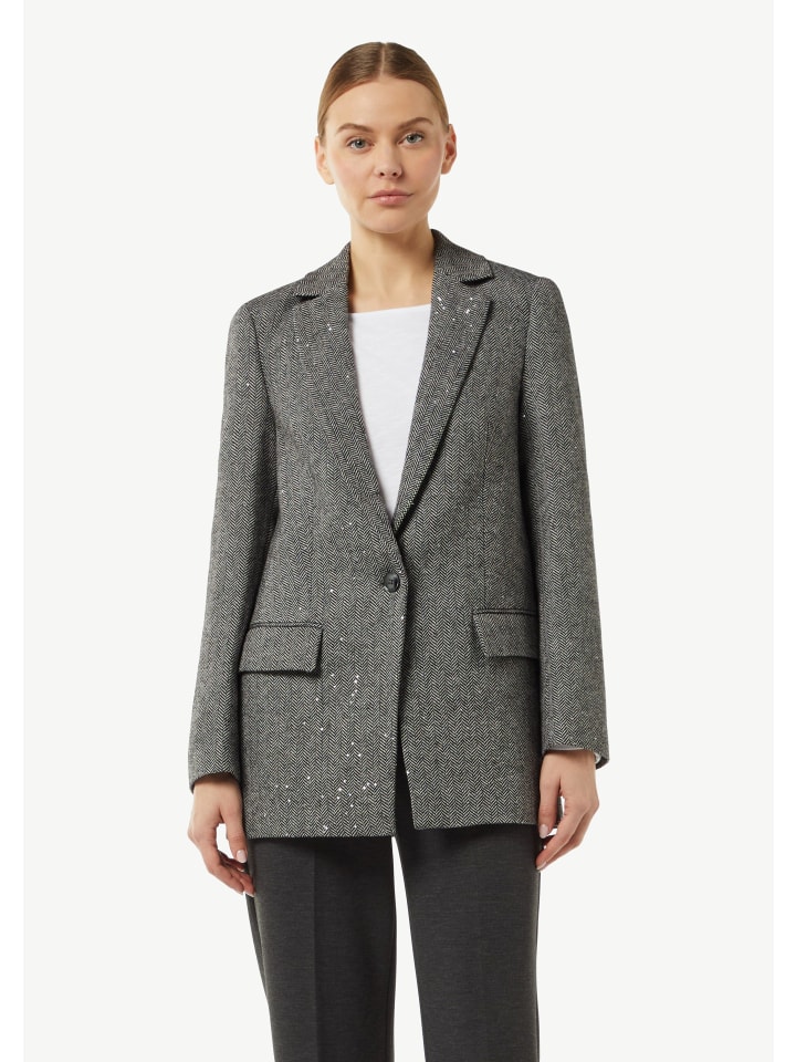 

Блейзер comma CI Indoor-Blazer langarm, серый