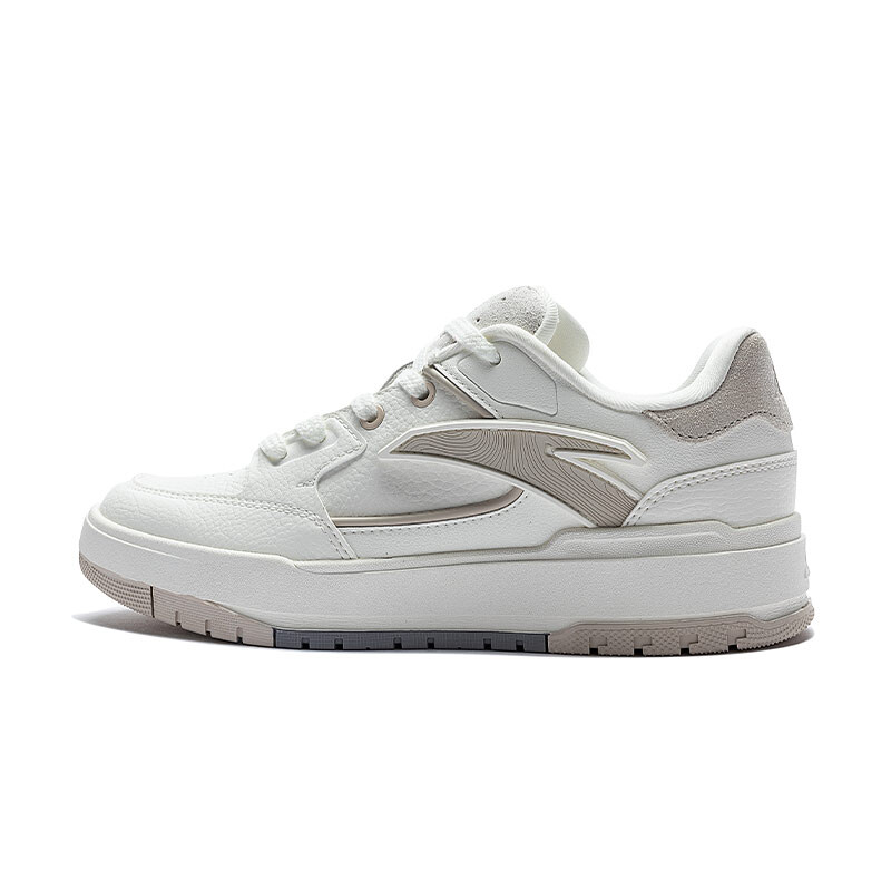 

Кроссовки ANTA Life Collection Skateboarding Shoes Women's Low-top Ivory/chalk, слоновая кость, Бежевый, Кроссовки ANTA Life Collection Skateboarding Shoes Women's Low-top Ivory/chalk, слоновая кость