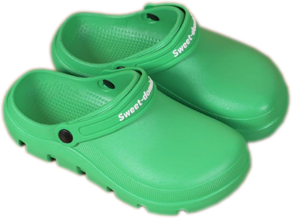 

Садовые тапочки Fdskwky, унисекс, удобные, легкие, с закрытым носком, дышащие, нескользящие, для ходьбы, для женщин и мужчин, зеленый