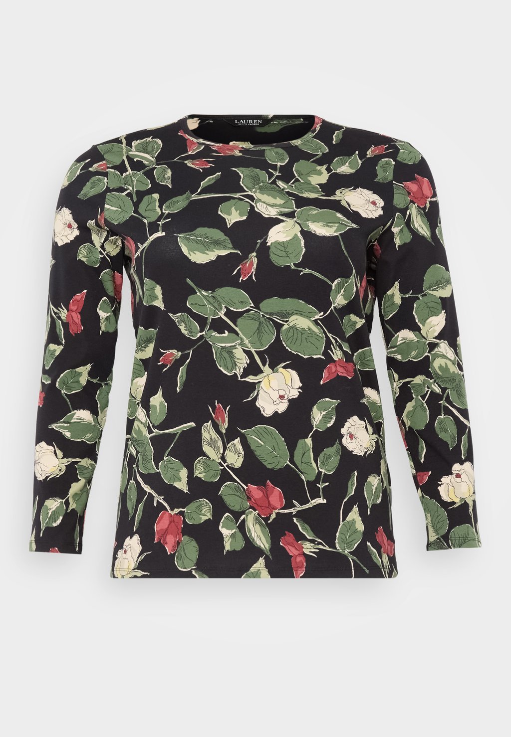 

Топ с длинными рукавами KATHARIN LONG SLEEVE Lauren Ralph Lauren Woman, черный