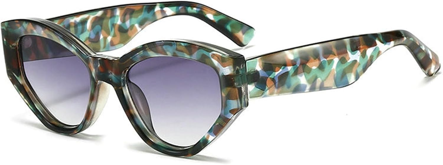 

Женские солнцезащитные очки «кошачий глаз» от Helena Fashion, роскошные винтажные солнцезащитные очки с градиентным переходом, квадратной формы, ретро-очки, защита от ультрафиолета UV400, C6