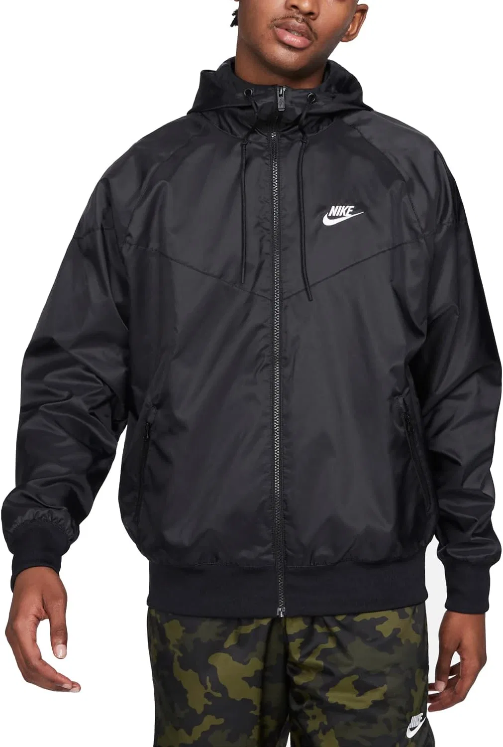Куртка ветрозащитная Nike Windrunner, черный