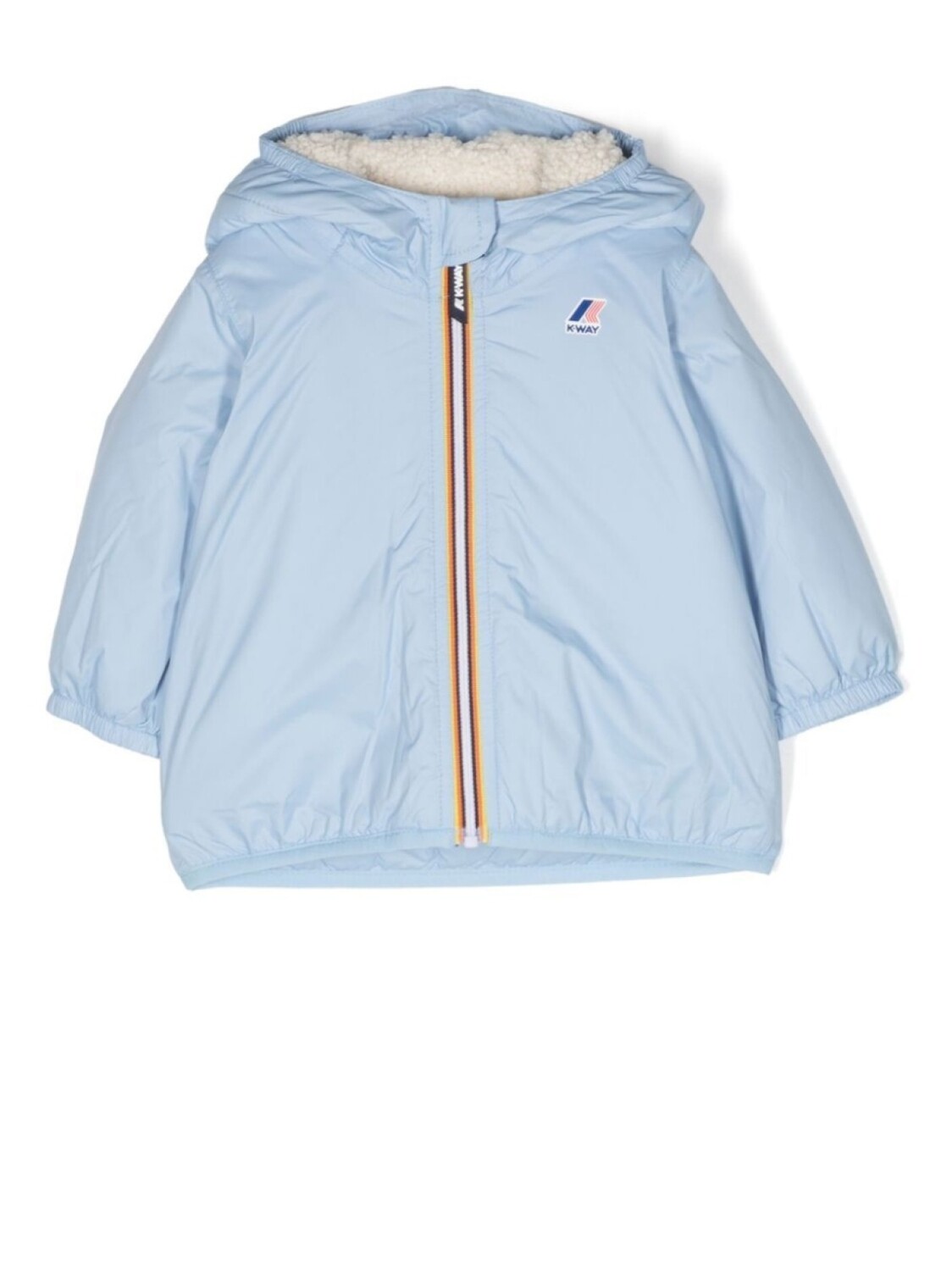 

Куртка с капюшоном и полосками K Way Kids, синий