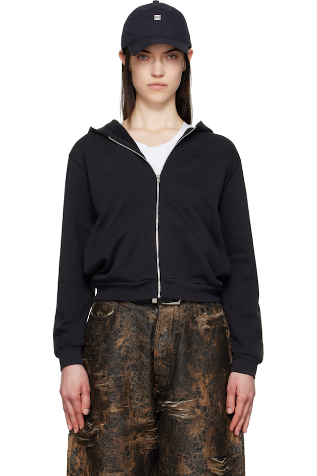 

Худи на молнии Acne Studios, черный