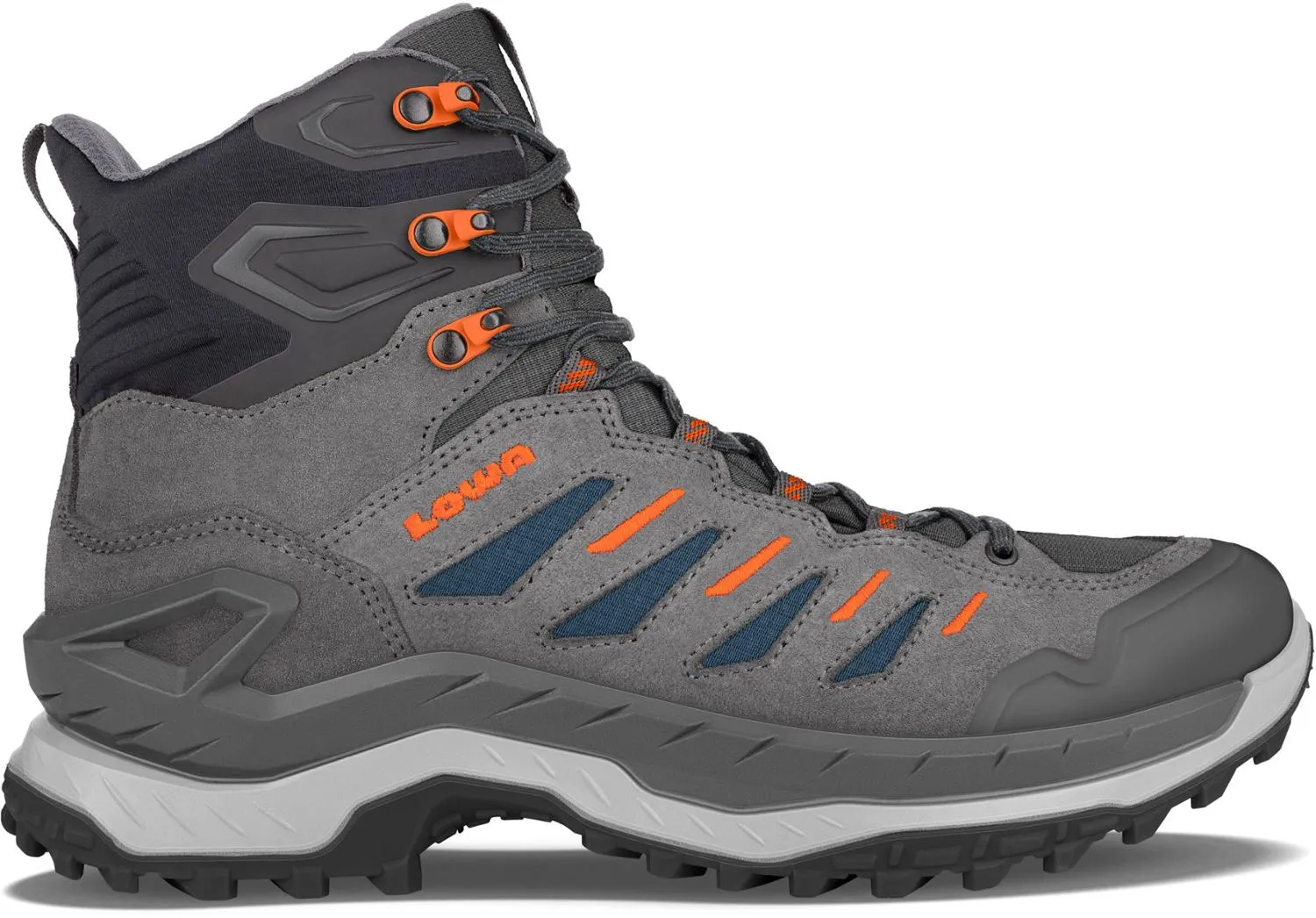 

Инновационные треккинговые ботинки GTX Mid мужские Lowa, Grey/Petrol