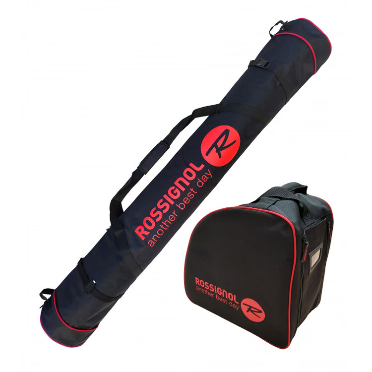 

Rossignol Мужская и женская сумка для лыж, двухслойная, утолщенная, водонепроницаемая, износостойкая, с мягкой подкладкой, черная, двухслойная, 165 см, размер M