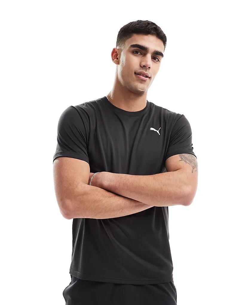 

Футболка Essentials с логотипом Puma Cat черного цвета