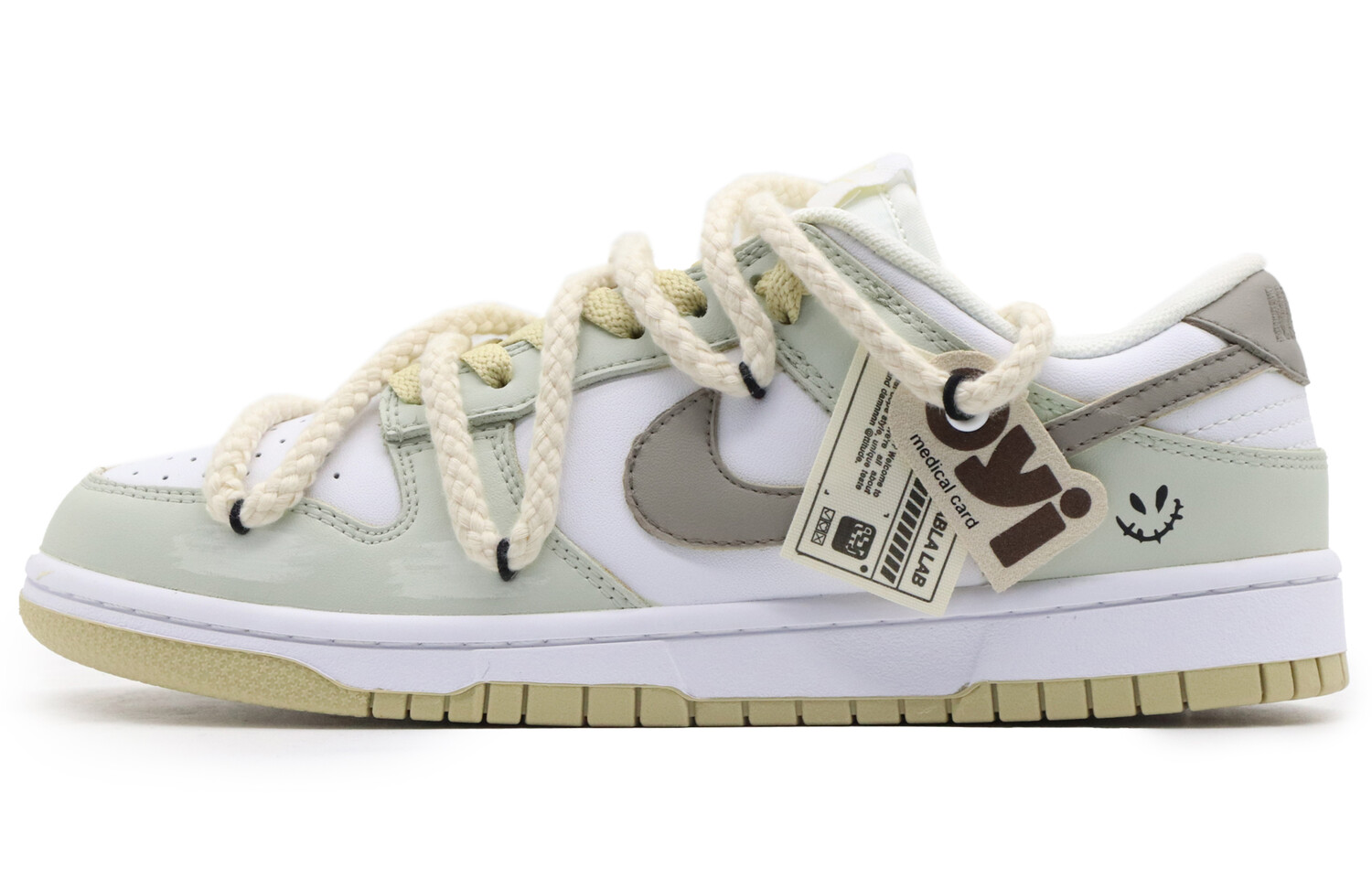 

Кроссовки Nike Dunk Skateboard Shoes Men Low-Top Green/Brown