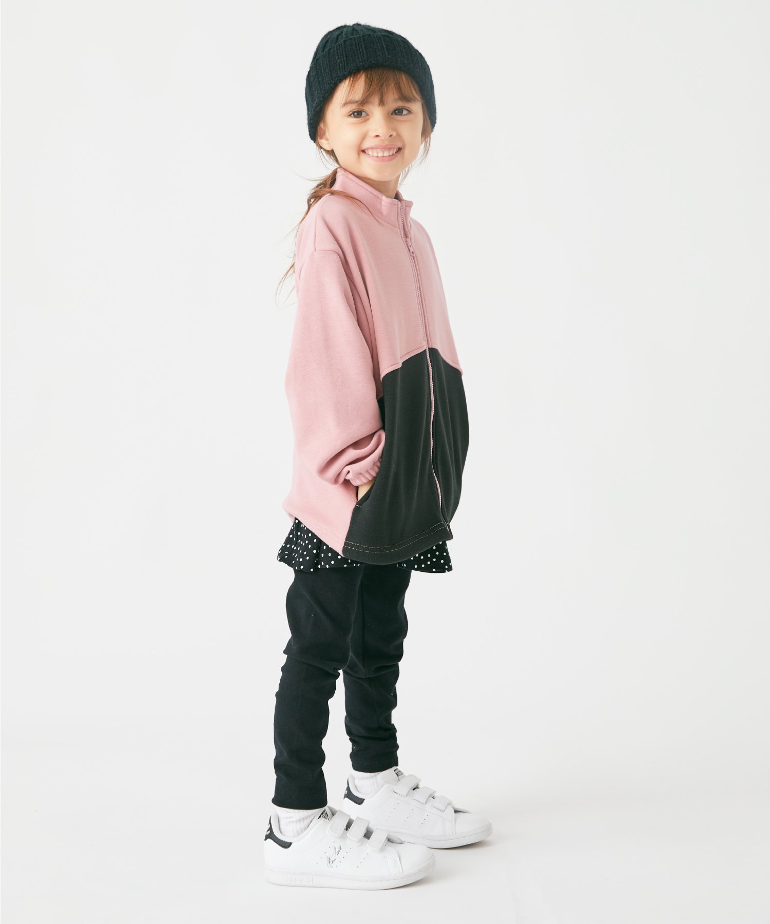Блузон на флисовой подкладке Ever Closet, Pink Gray x Black — фото 2