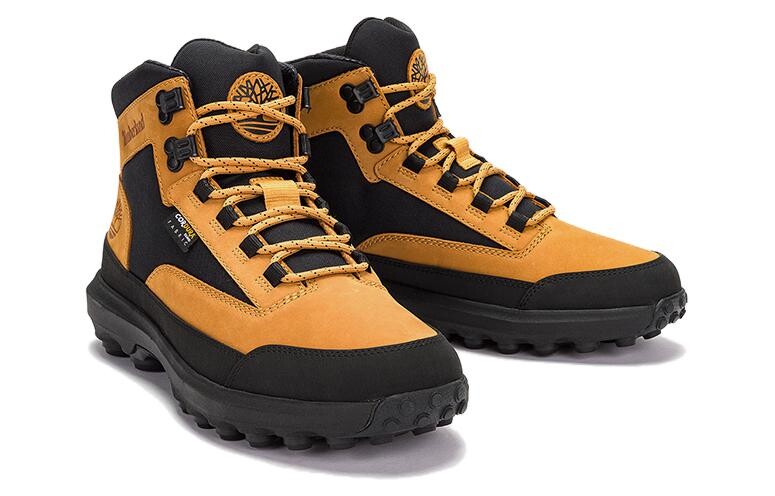 Мужские уличные ботинки Timberland спортивные на шнуровке, коричневый/черный — фото 4