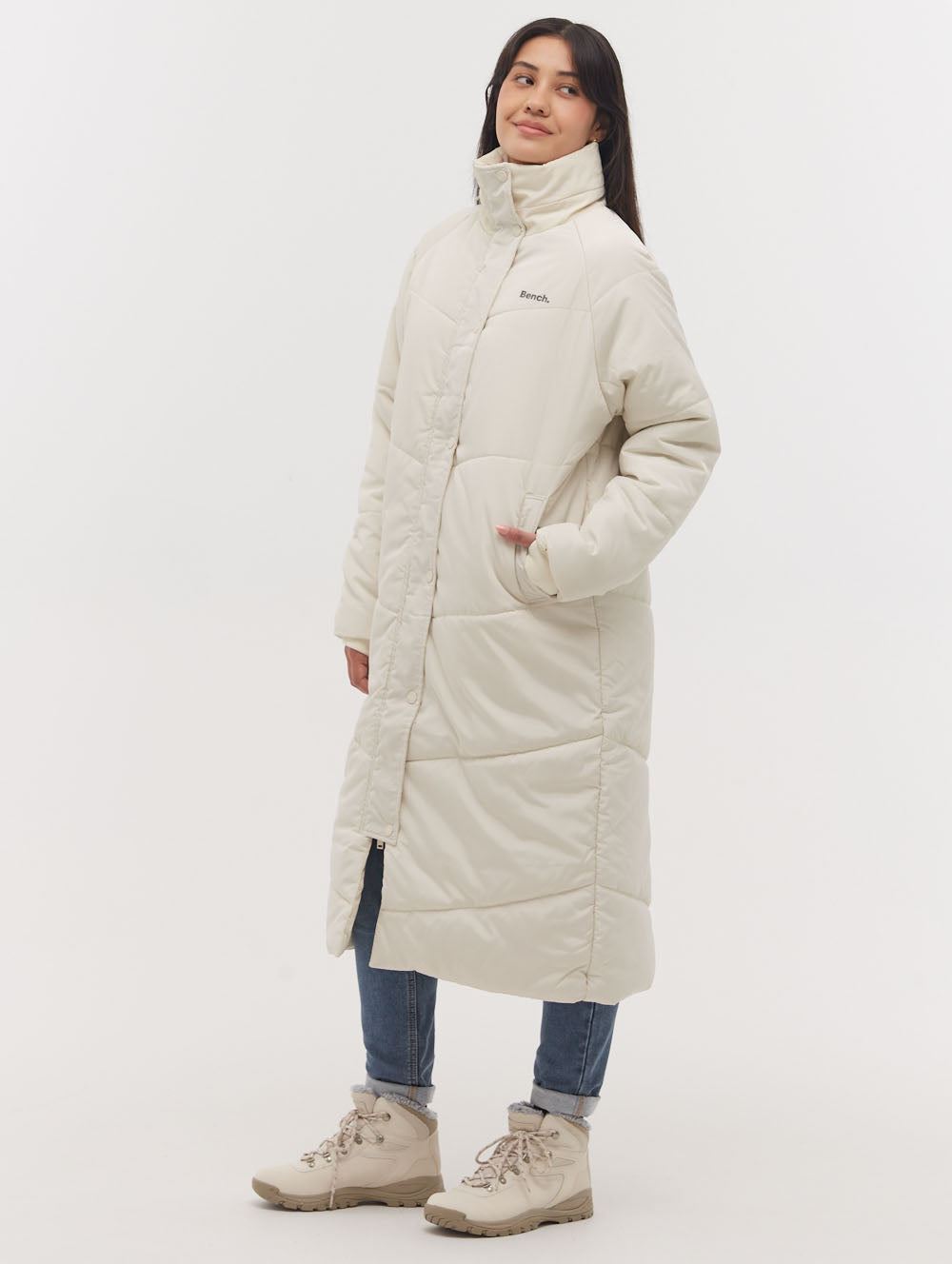 

Стеганая парка миди Tianae Bench., цвет winter white