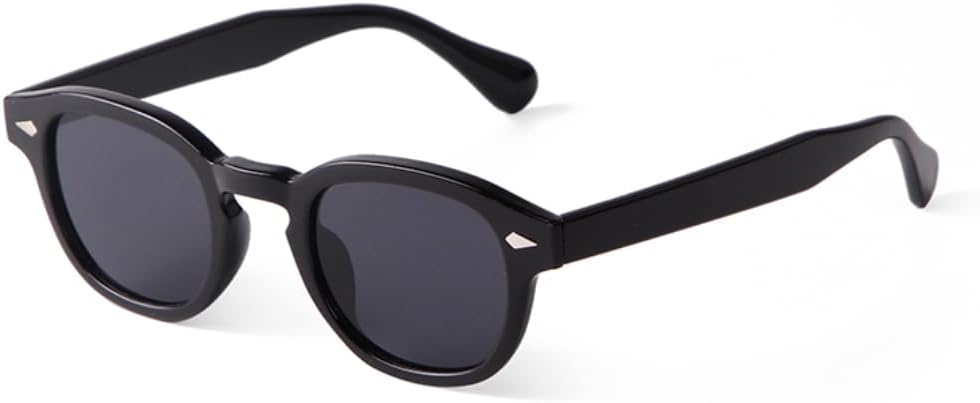 

Винтажные круглые солнцезащитные очки для женщин и мужчин в стиле ретро с заклепками, желто-синие линзы, солнцезащитные очки для женщин с защитой от УФ-излучения UV400 SZVVBKK, 2